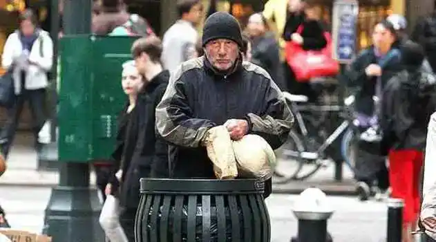 Richard Gere in seiner Rolle als Obdachloser